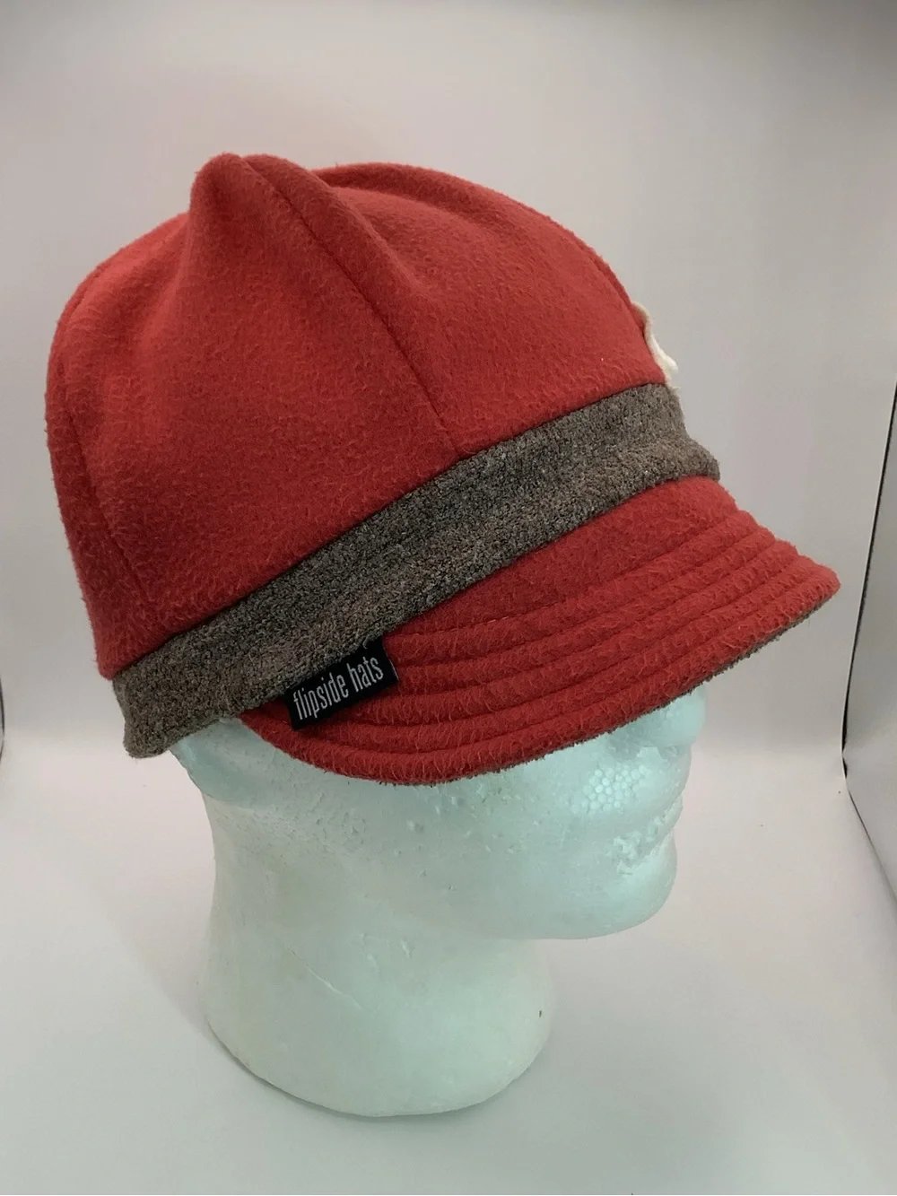 Flip Side Hat with Flower O/S